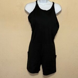 Prana Becksa Shortie Black Romper